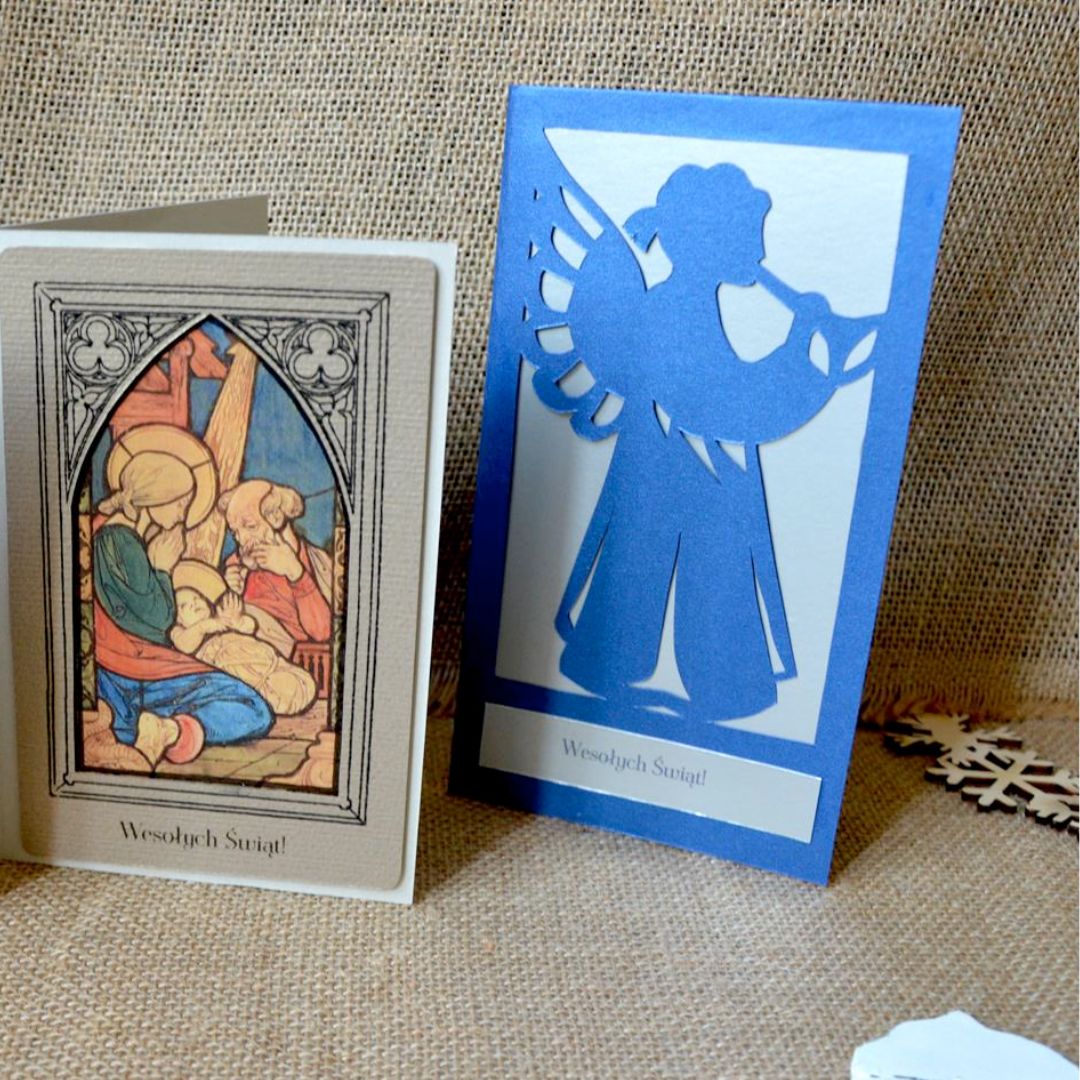 Kartka świąteczna składana